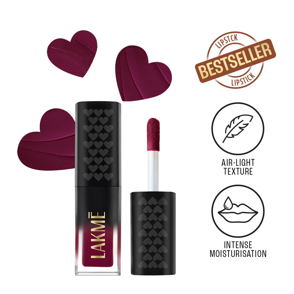 Lakm? Xtraordin-Airy Lip Mousse - Dark Cherry 103|1.8 gms|MRP 499