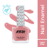 Nykaa Breathable Nail Enamel - Pure Pink - 314|9 ml|MRP 229