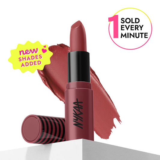 Nykaa So Creme! Creamy Matte Lipstick - Vibing Solo|4.2 gms|MRP 329