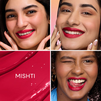 Nykaa Matte To Last ! Transferproof Liquid Lipstick - Mishti -10|6.2 ml|MRP 749