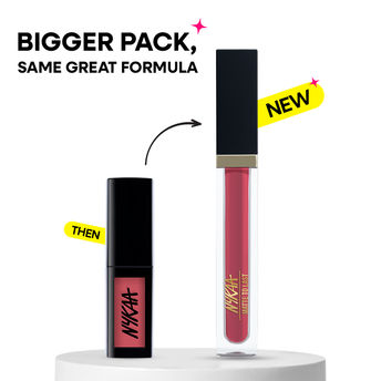 Nykaa Matte To Last ! Liquid Lipstick- Jaanvi - 23|6.2 ml|MRP 749