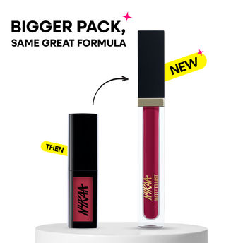 Nykaa Matte To Last ! Transferproof Liquid Lipstick - Rukmini - 22|6.2 ml|MRP 749