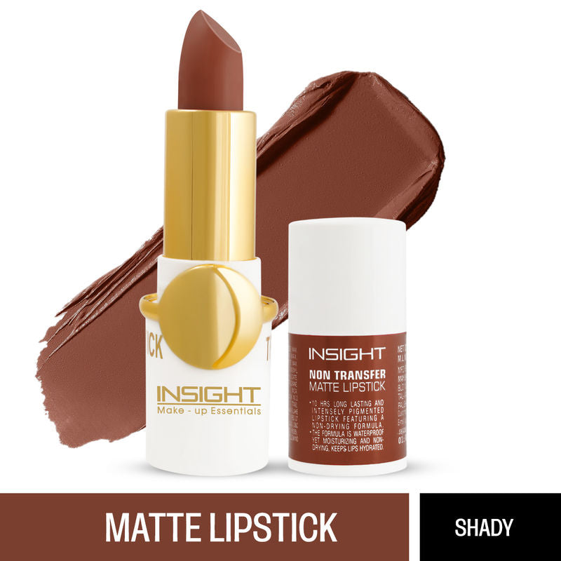 Insight Non Transfer Matte Lipstick 21 Shady|4.2 gms|MRP 325