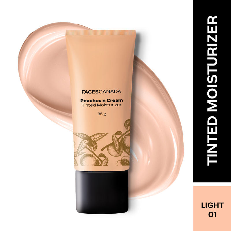 Faces Canada Peaches N Cream Tinted Moisturizer � 01 Light|35 ml|MRP 599