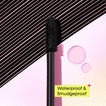 Nykaa Black Magic Waterproof & Smudgeproof Mascara - Extreme Black|9 ml|MRP 525