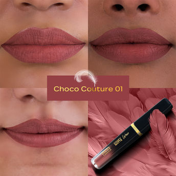 Faces Canada Comfy Matte Wow Liquid Lipstick - Choco Couture 01|3.8 ml|MRP 299
