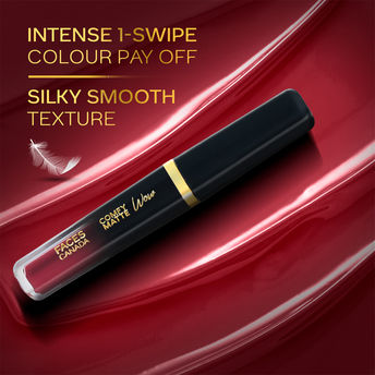 Faces Canada Comfy Matte Wow Liquid Lipstick - Maroon Maven 05|3.8 ml|MRP 299