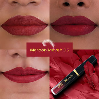 Faces Canada Comfy Matte Wow Liquid Lipstick - Maroon Maven 05|3.8 ml|MRP 299