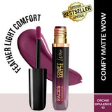 Faces Canada Comfy Matte Wow Liquid Lipstick - Orchid Opulence 10|3.8 ml|MRP 299