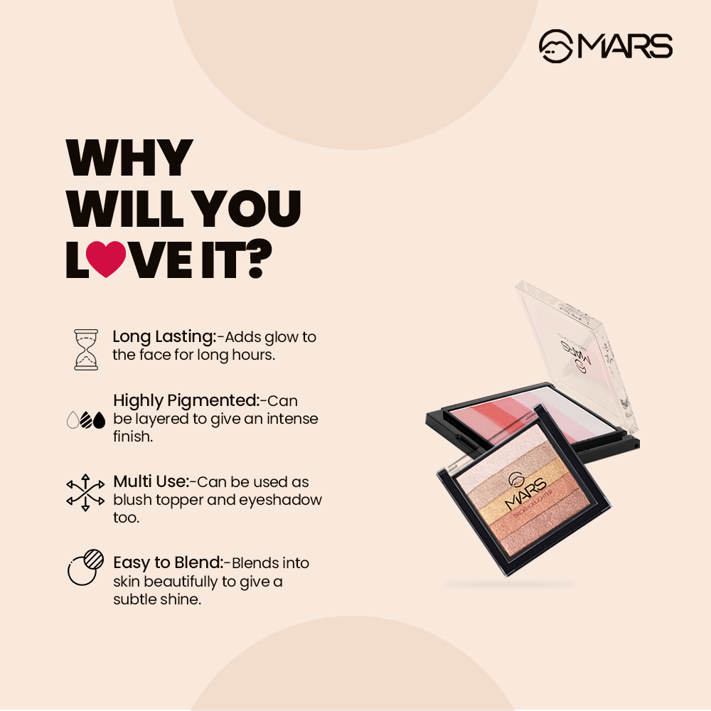 Mars Brick Highlighter 01|7.5 gms|MRP 299
