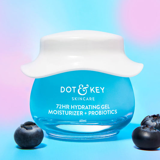 Dot & Key 72HR Hydrating Gel, long lasting hydration care, probiotic infused moisturizer, lightweight gel cream