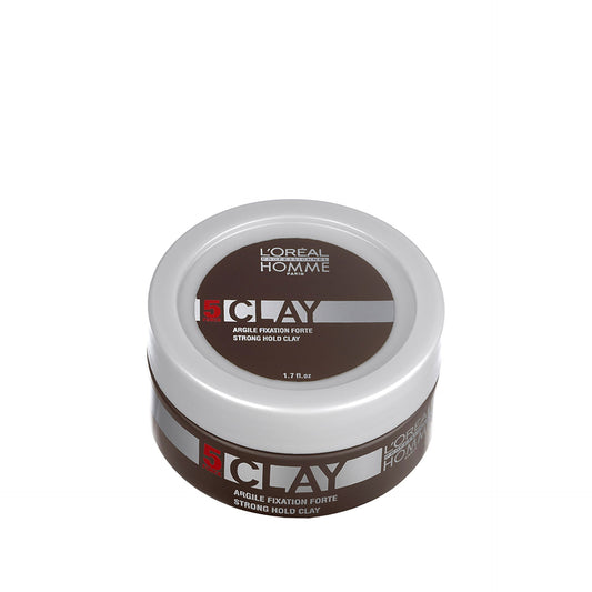 L'Oreal Professionnel Homme 5 Clay Strong Hold Matt Clay|50 ml|MRP 850