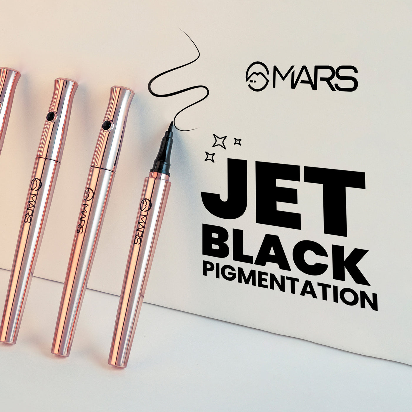 Mars Sketch Pen Eyeliner | Ink Black Eyeliner|1 ml|MRP 279