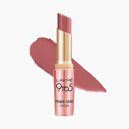 Lakme 9 to 5 Primer + Shine Lipstick ï¿½ SM1 Blush Mauve|3.6 gms|MRP 550