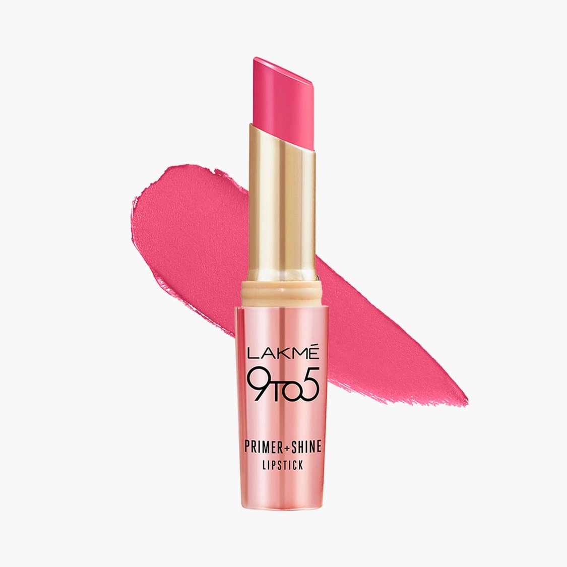 Lakme 9 to 5 Primer + Shine Lipstick ï¿½ SP1 Pink Rose|3.6 gms|MRP 550
