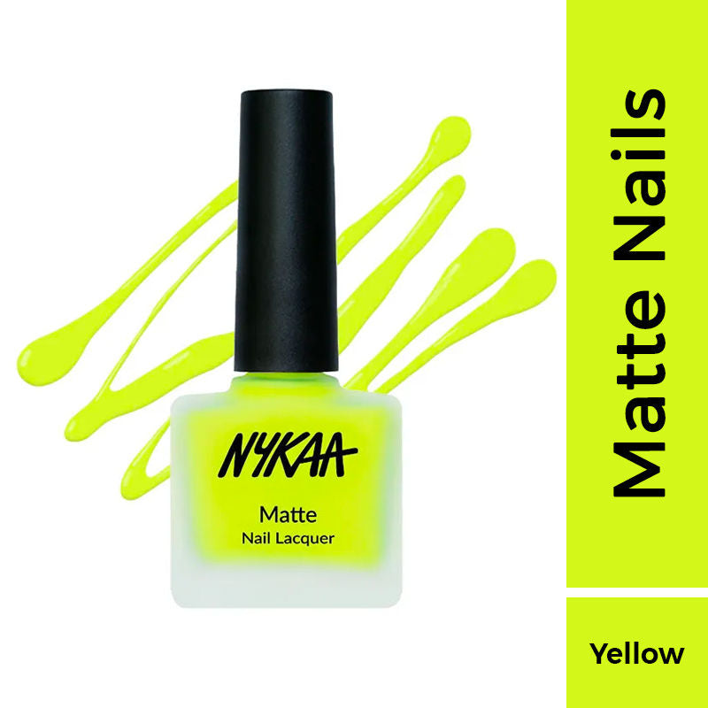Nykaa Matte Nail Enamel Polish - Lemonade Fizz 76|9 ml|MRP 229