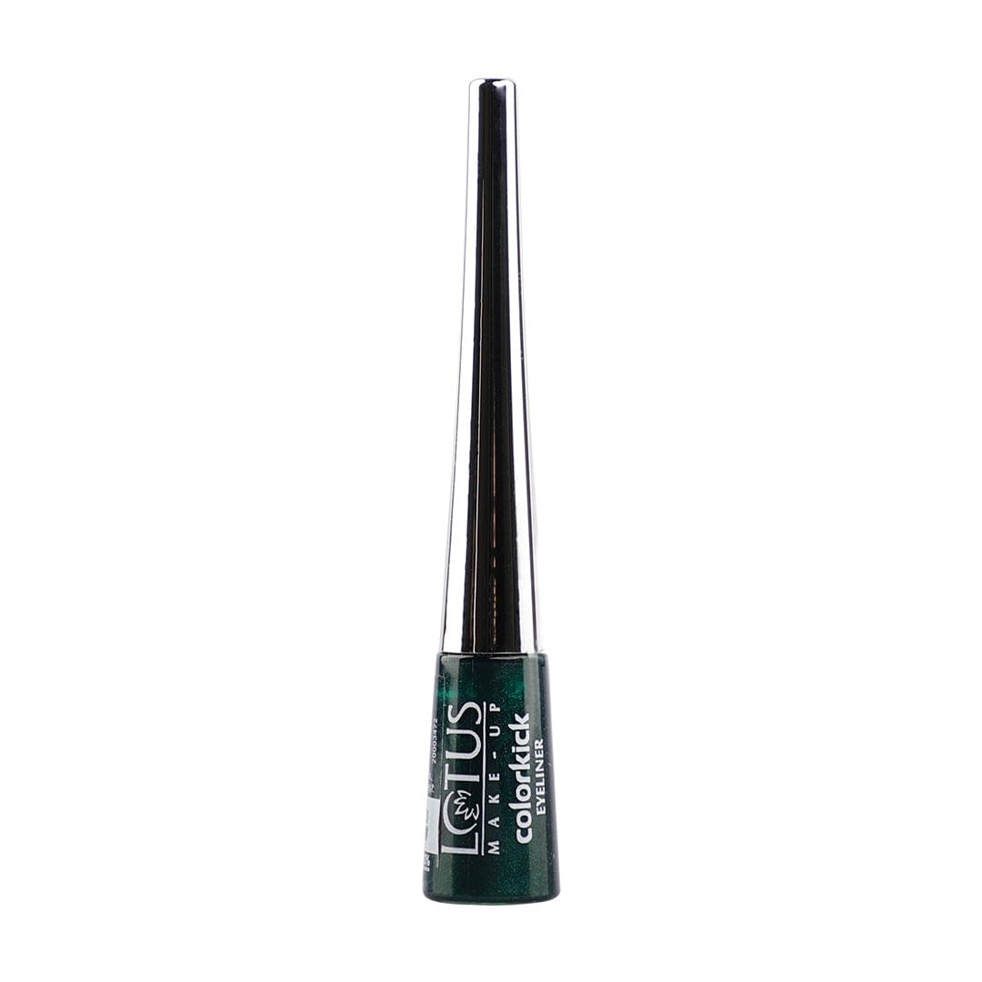 Lotus Herbals Colorkick Eye Liner, liquid eyeliner, Emerald Desire shade
