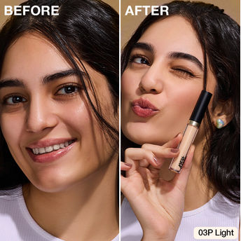Nykaa Matte To Last Full Coverage Liquid Concealer - 03P Light|4.5 gms|MRP 649
