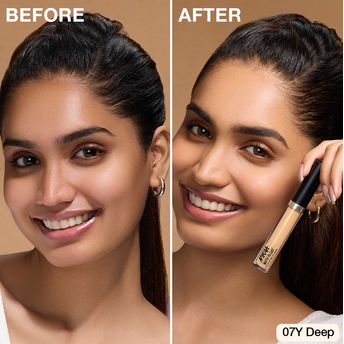 Nykaa Matte To Last Full Coverage Liquid Concealer 07Y Deep|4.5 gms|MRP 649