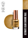 Lakme Ultimate Glam Chrome Metallic Finish Nail Paint ï¿½ CH5 Gold|6 ml|MRP 215