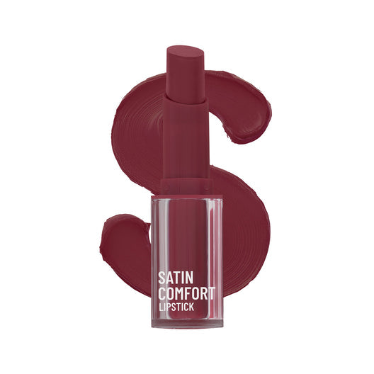 Swiss Beauty Satin Comfort Lipstick 11 - Wine Stain|3 gms|MRP 249
