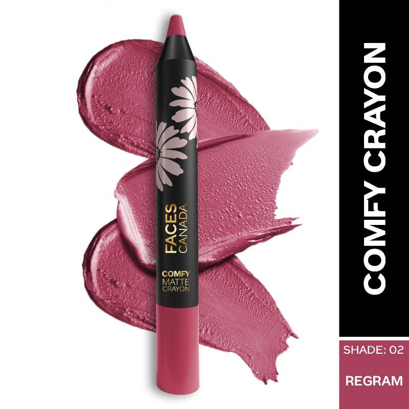 Faces Canada Comfy Matte Crayon � Regram 02|2.8 gms|MRP 399