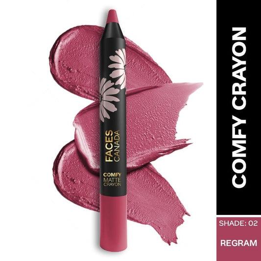 Faces Canada Comfy Matte Crayon � Regram 02|2.8 gms|MRP 399