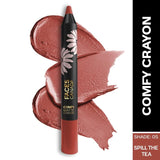 Faces Canada Comfy Matte Crayon � Spill The Tea 05|2.8 gms|MRP 399