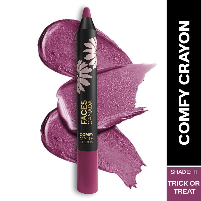 Faces Canada Comfy Matte Crayon � Trick Or Treat 11|2.8 gms|MRP 399