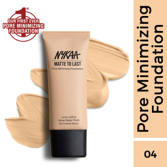 Nykaa Matte to Last Pore Minimizing Foundation - 04N Light|30 ml|MRP 849