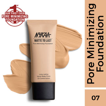 Nykaa Matte to Last Pore Minimizing Foundation - 07N Medium|30 ml|MRP 849