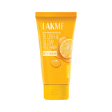 Lakme Blush & Glow Brightening Face Wash Lemon With Vitamin C Serum|50 gms|MRP 125