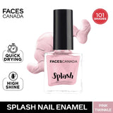 Faces Canada Splash Nail Enamel � 149 Pink Twinkle|8 ml|MRP 129
