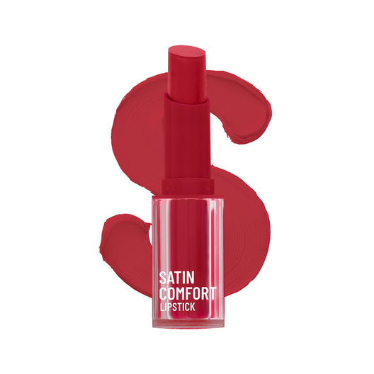 Swiss Beauty Satin Comfort Lipstick 17 - Red Dahlia|3 gms|MRP 249