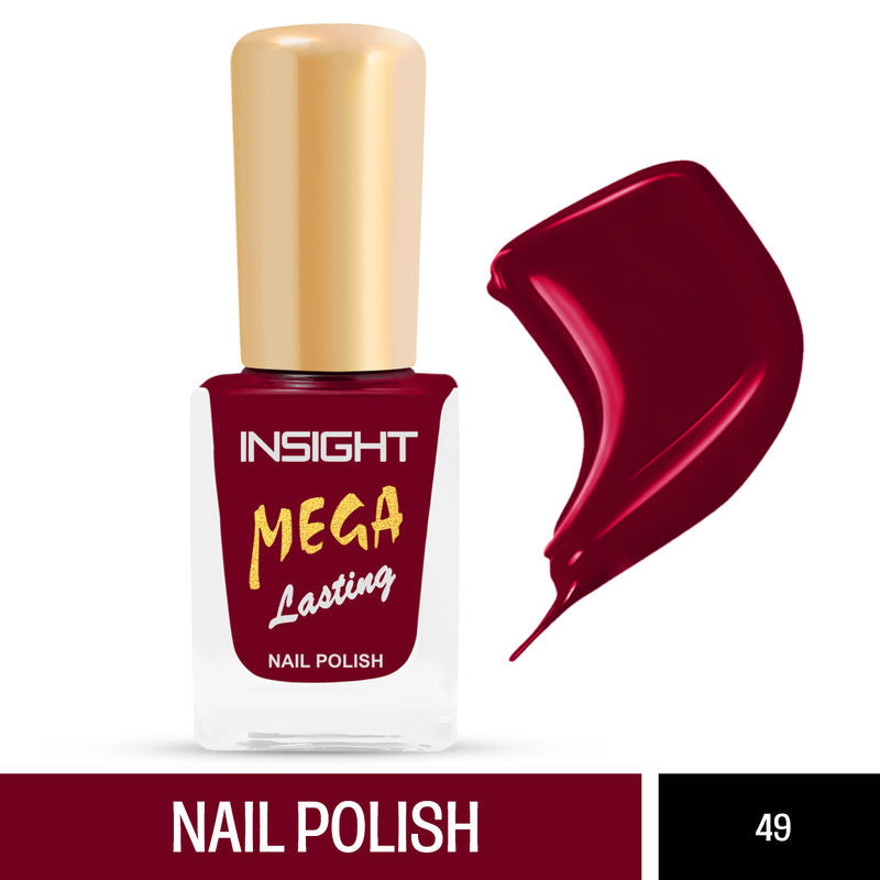 Insight Mega Lasting Nail Polish - Color 49|8 ml|MRP 55