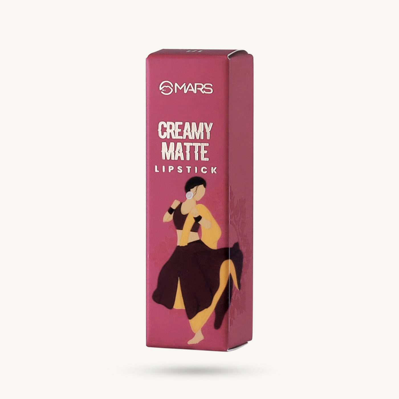 Mars Creamy Matte Lipstick 18 Gulabi Garba|3.2 gms|MRP 199