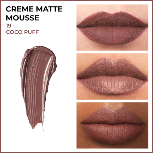 Insight Cr�me Matte Mousse Lipstick � 19 Coco Puff|6.5 gms|MRP 170