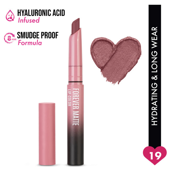 Insight Forever Matte Lip Color � 19 Muted Viper|2 gms|MRP 220