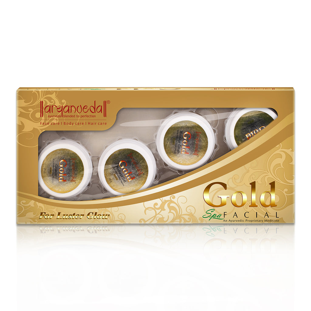 Aaryanveda Radiant Gold Facial Kit|210 gms|MRP 900