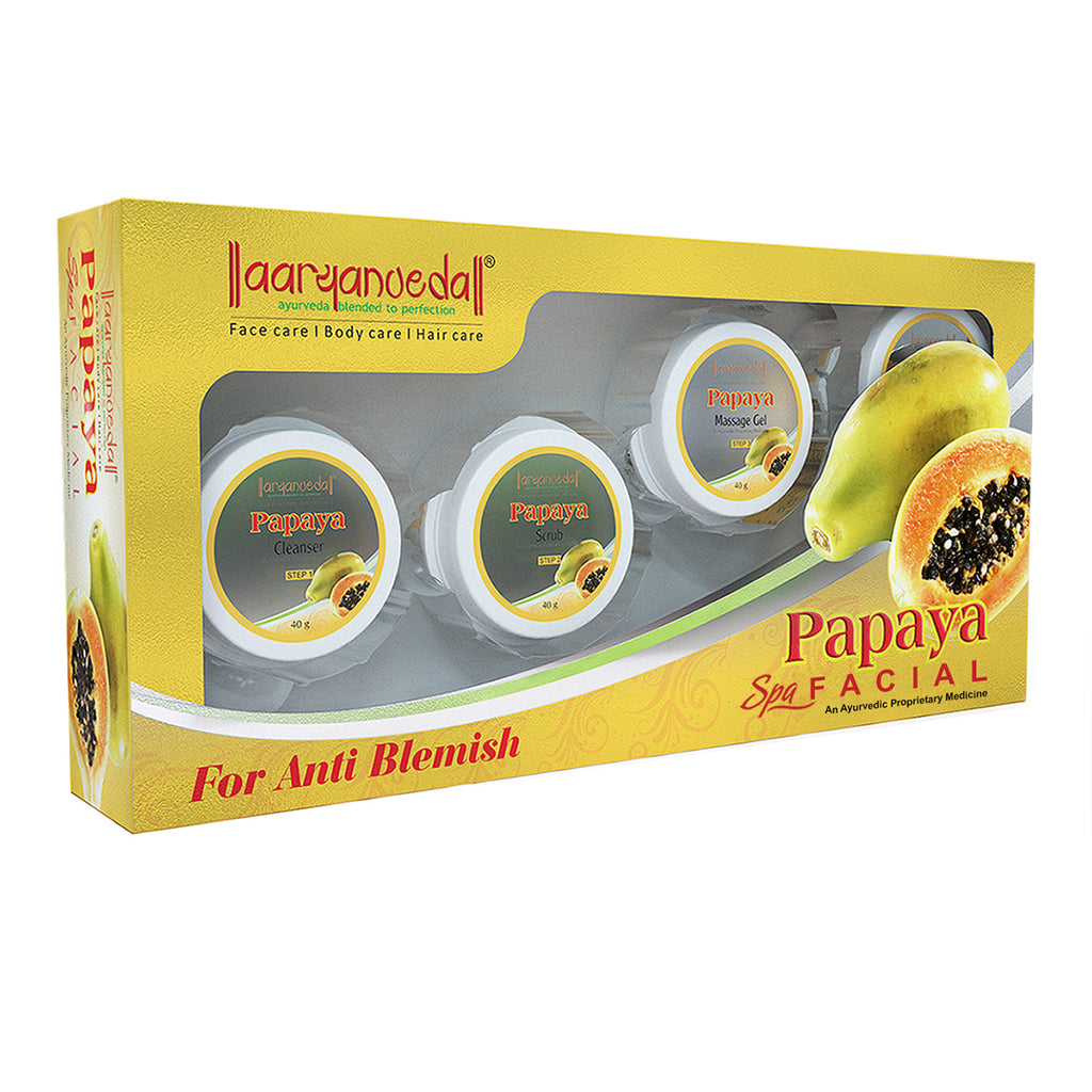Aaryanveda Papaya Spa Facial Kit|210 gms|MRP 840
