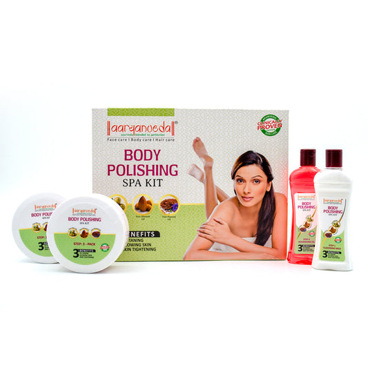 Aaryanveda Body Polishing Kit For Skin Tightening|580 ml|MRP 1500