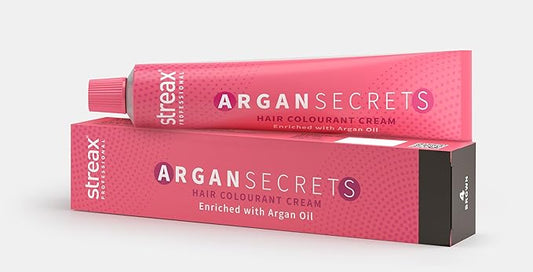 Streax Professional Argan Secrets Hair Colourant Cream - Soft Black