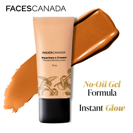 Faces Canada Peaches N Cream Tinted Moisturizer - Honey Beige 03|35 ml|MRP 599
