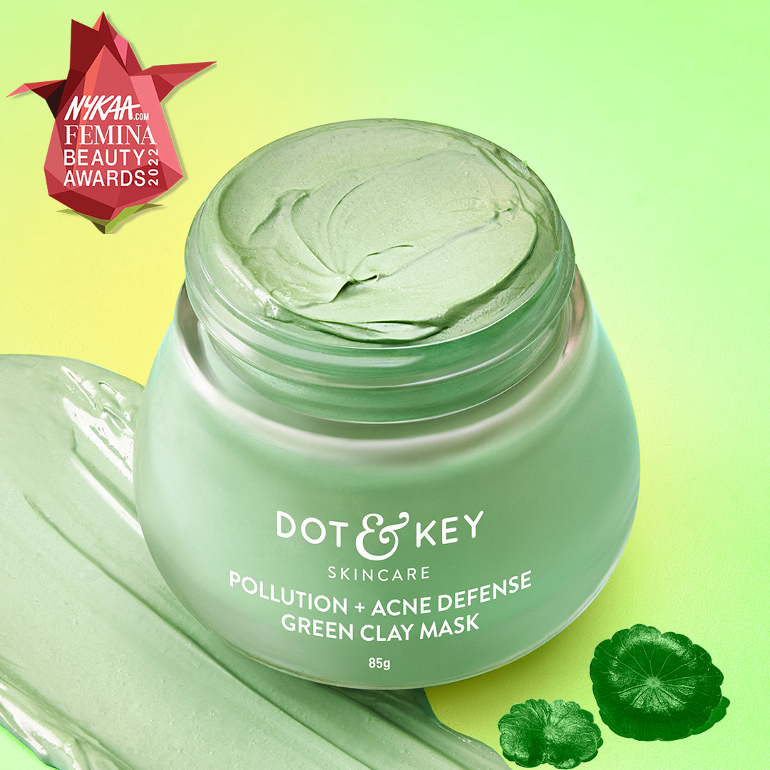 Dot & Key Anti Acne Face Mask, salicylic acid clay mask, oil control care, pore cleansing skincare, acne mask
