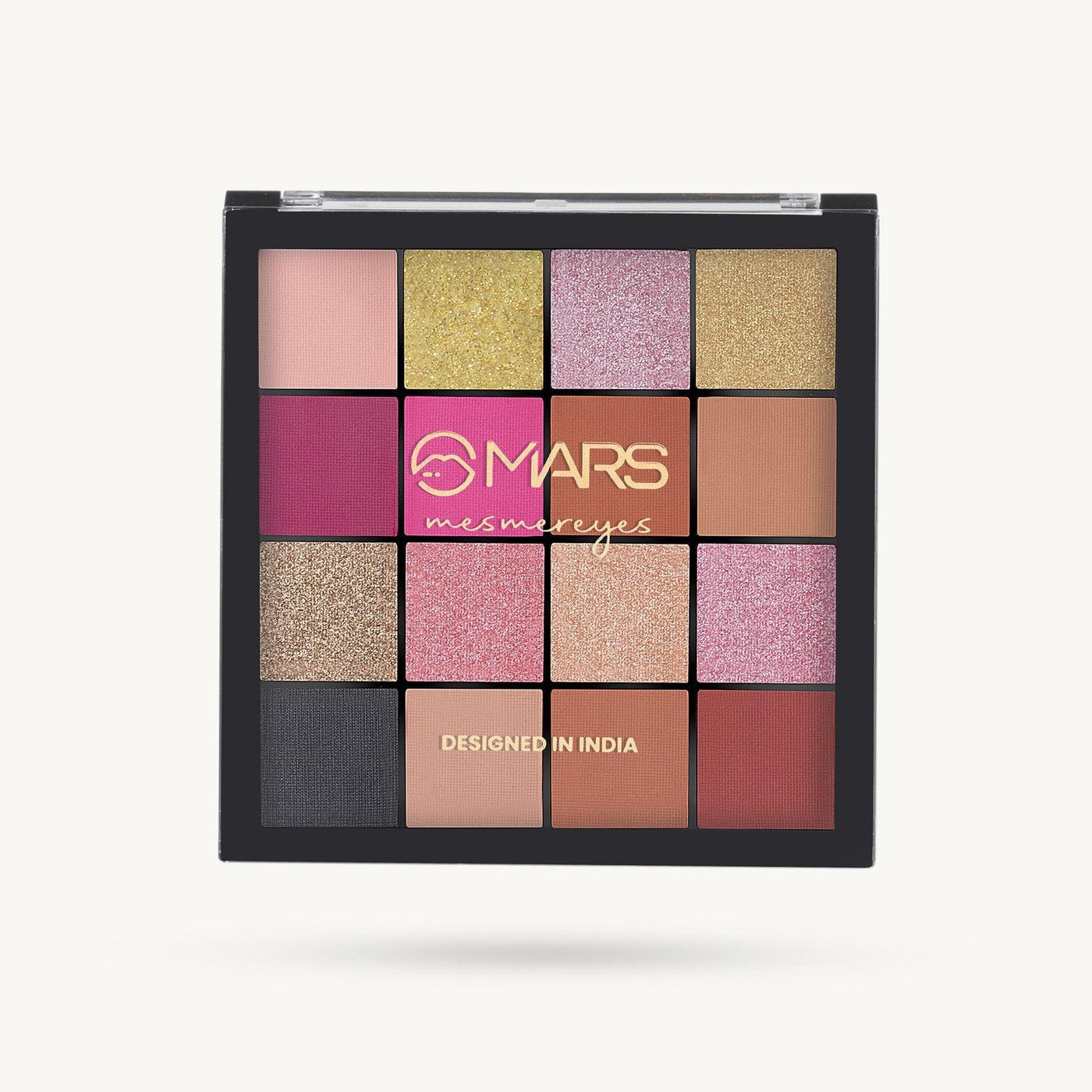 Mars 16 Color Eyeshadow Palette- Mesmereyes-01|20.8 gms|MRP 399