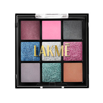 Lakmï¿½ Ultimate Glam 9-in-1 Eyeshadow Palette ï¿½ Evening Glam|11.7 gms|MRP 425