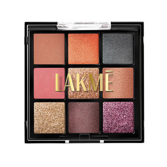 Lakmï¿½ Ultimate Glam 9-in-1 Eyeshadow Palette ï¿½ Shimer Smoke|11.7 gms|MRP 425