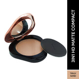 Faces Canada 3 In 1 HD Matte Compact - Truly Sand 04|8 gms|MRP 899