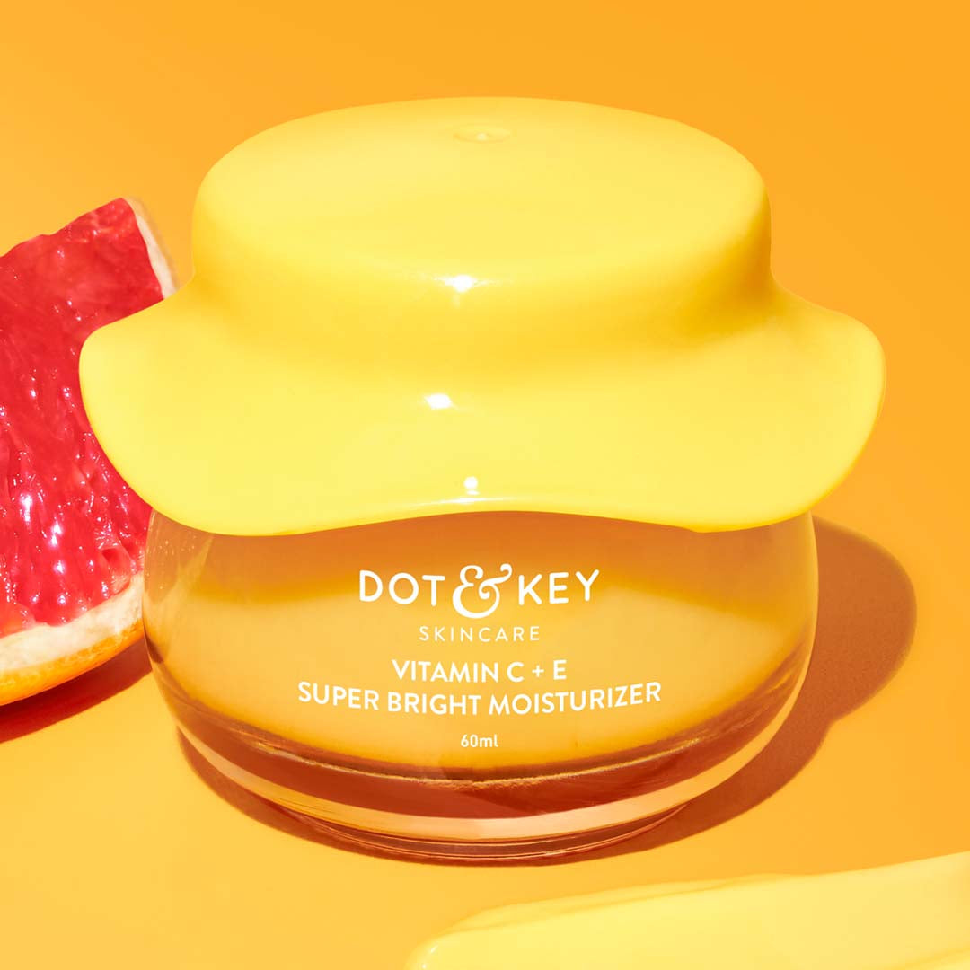 Dot & Key Vitamin C E Moisturizer, glow boosting face cream, antioxidant skincare, daily hydration care