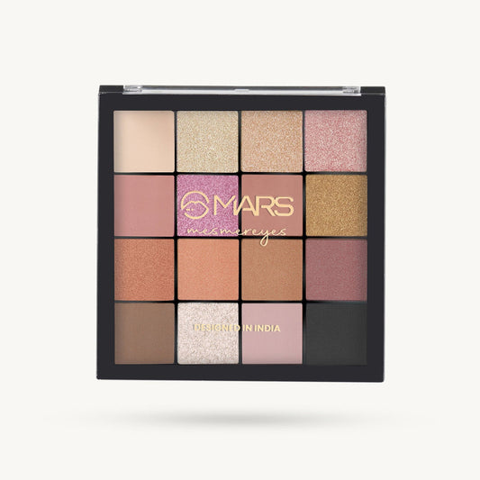 Mars 16 Color Eyeshadow Palette- Mesmereyes 02|20.8 gms|MRP 399